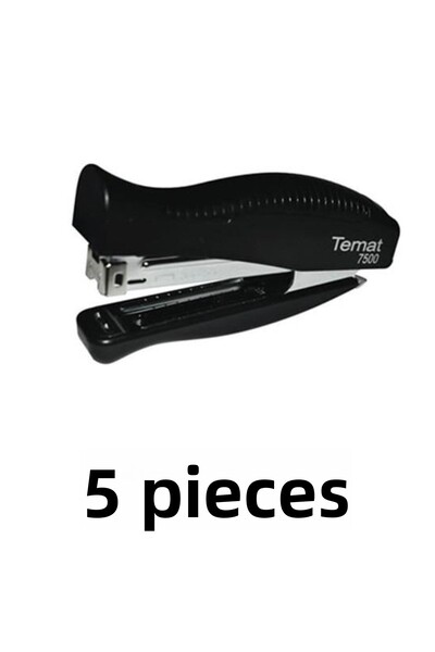 Temat 7500 Large Stapler 30 Sheets 24/6 Black 5 Pieces