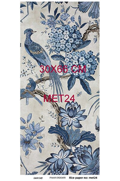 LİNEART ورق ديكوباج نحاسي Lineart رقم: MET24 - 30x66 سم