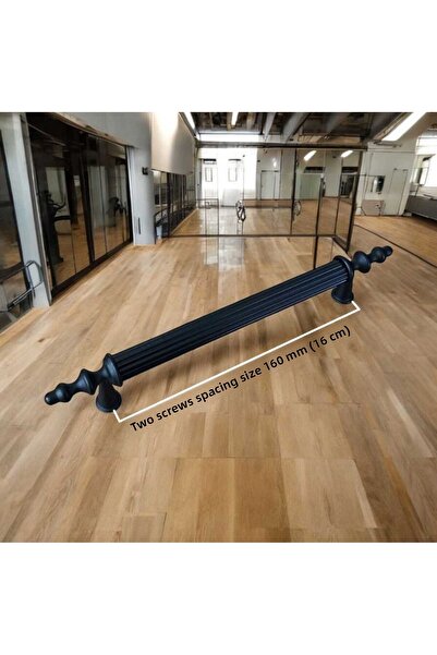 KOLDOOR Wintage Μαύρη Ματ Λαβή Αλουμινίου Ντουλάπα Κουζίνας Συρτάρι Έπιπλα Λαβή 160 mm 16 cm 1 τεμ.