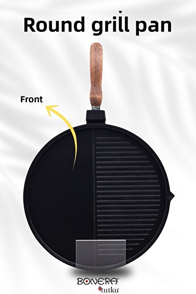 Bonera Tigaie multifuncțională din fontă de 32 cm