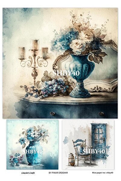 LİNEART ورق ديكوباج نحاسي - SHBY40، 29x42 سم