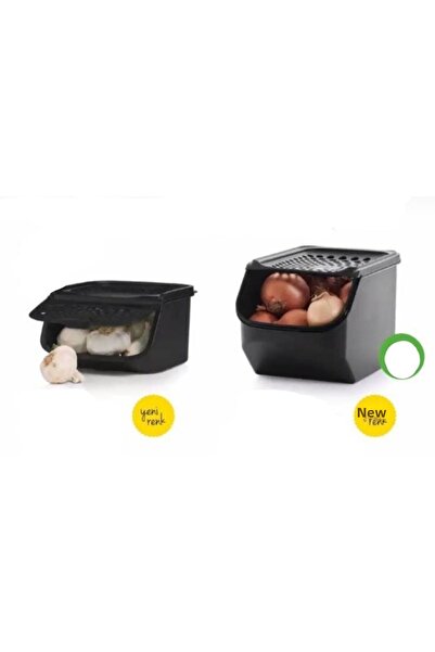 Tupper Ware 3-Piece Food Container Potato Onion Cellar