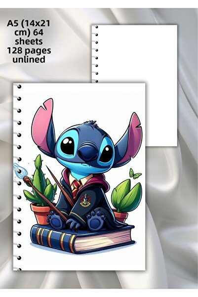 daily notebook دفتر مدرسي غير مُبطن، 64 ورقة، مقاس A5 (15×21 سم)