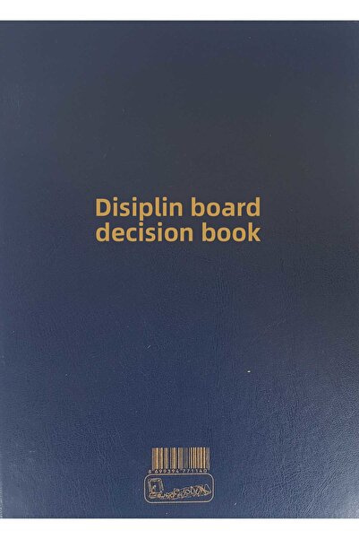 Kocaoluk Cărți de disciplină - Cărți de deciziuni cu copertă cartonată