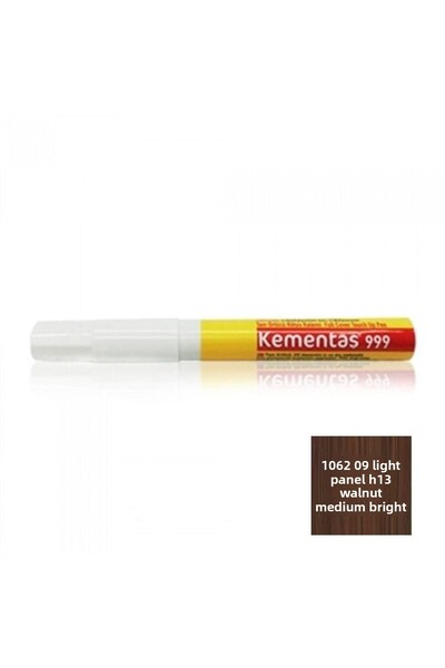 Kementaş 1062 09 Light Panel H13 Walnut Medium Glossy Retouching Pens with Full Coverage