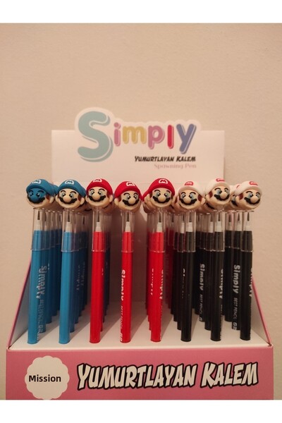 Parlak Beyinler Yayıncılık قلم وضع البيض سوبر ماريو برأس من السيليكون