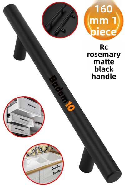 Badem10 Rozmarin (PREMIUM) 160 cm Metal Black More Collar Hybrid și Master Tip