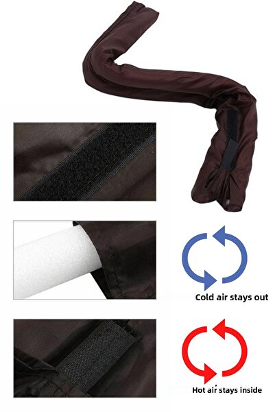 Buffer Economizor de combustibil cu două fețe sub ușă - izolație anti-vânt