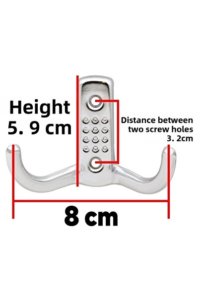 Sucuoğlu Dotted Hanger Coat Rack Cloakroom Wall Wardrobe Clothes Furniture Hanger Metal Hanger Hanger (1 Pcs)