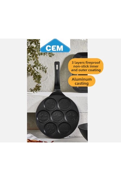 Cem مقلاة فطائر مصبوبة فاخرة مقاس 26 سم