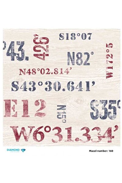 DERYA DESİNG ART ورق ديكوباج نحاسي - DMND160، 30x30 سم