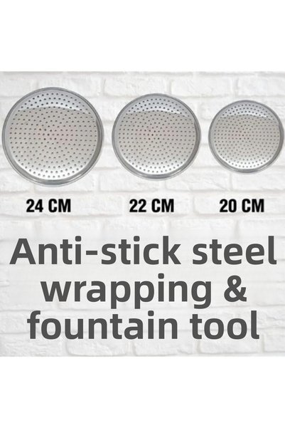 BULİTRA Su Armatürleri Wrapped Stuffed Pot Cover Anti-Stick Leaf Wrapping Cooking Apparatus (3 Pieces)