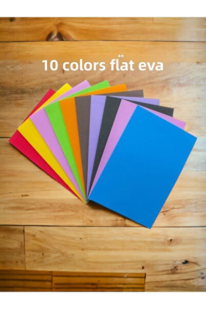 SEYFİKİRTASİYE A4 إيفا مسطح 10 ألوان 20x30 سم