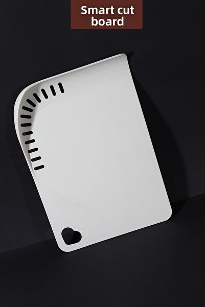 Turnberry لوح تقطيع ذكي أبيض متعدد الوظائف، لوح تقطيع