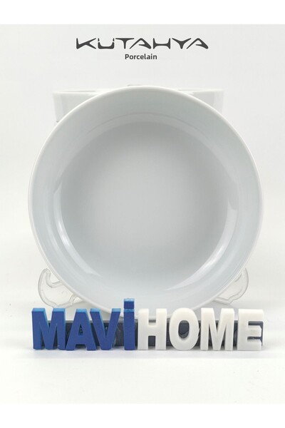 Kütahya Porselen 6-Piece White Porcelain Soup Bowl - Moderna Series