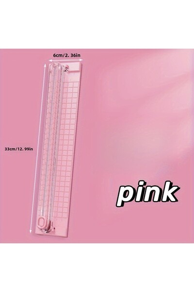 Choice pink 1PC Portable A3/A4 Paper Cutter Trimmer, Uncharged Manual Cutting...