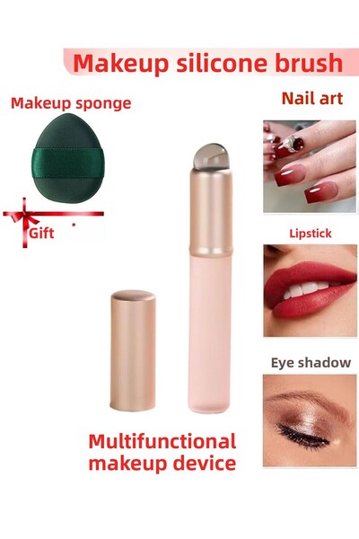Melien Silicone Lipstick Lip Eye Nail Brush Plump Smooth Painting Apparatus E...
