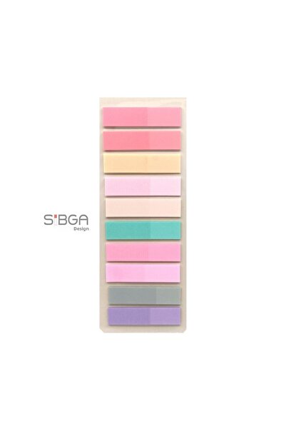 sibga tasarım Transparent Colored Postit Post-it Post ItBookmark Bookmark Postit Sticker Note Paper 200 Sheets