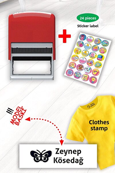 Baskı Life Clothing Textile Cassette Butterfly