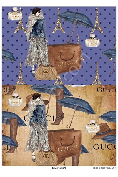 ehobici Model 087 - Brass Decopage Lineart Craft