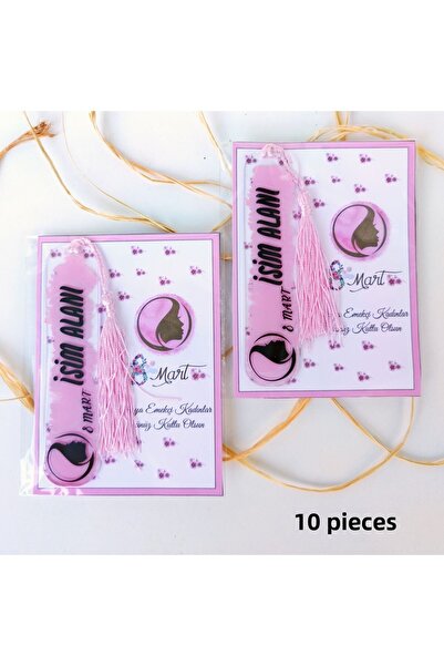 ORGANİZASYON HEDİYEM 10 قطع من هدية اليوم العالمي للنساء في 8 مارس مع بطاقة ب...