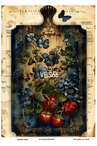 LİNEART ورق ديكوباج نحاسي موديل VBS66 - 30x42 سم