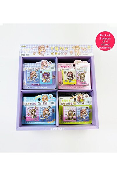 Gift Moda Pachet de 2 - 4 caiete și brelocuri cu design prințesă