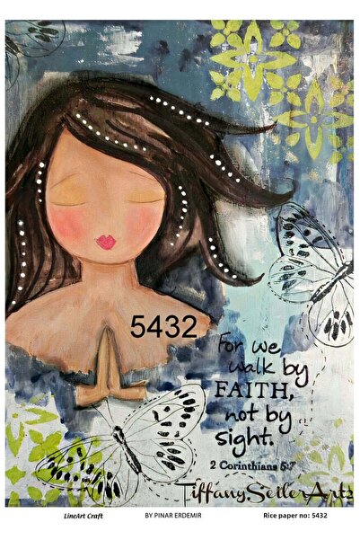 LİNEART ورق ديكوباج نحاسي Lineart 29X42 رقم: L5432