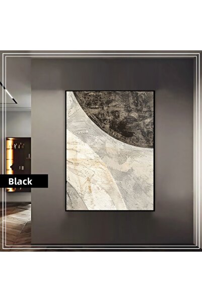 Harikabirev HARİKABİREV | CULOARE GREY-CREAM ABSTRACT BOHO MODEL 01 | TABLA D...