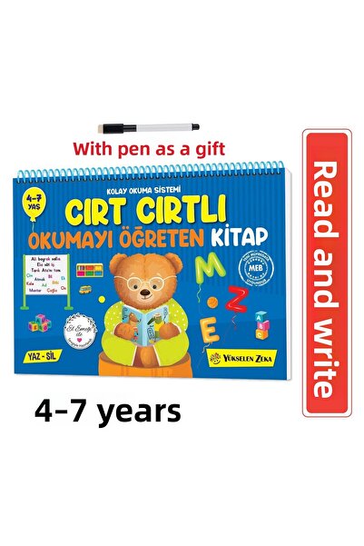 yükselen zeka Easy Reading System - Velcro Book Reading-I'M Learning to Write (Ages 4-7)