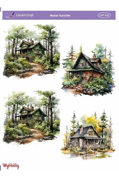 Generic Brand Lnt-210 25X35 - Nature, Landscape and House Patterned Water Tra...