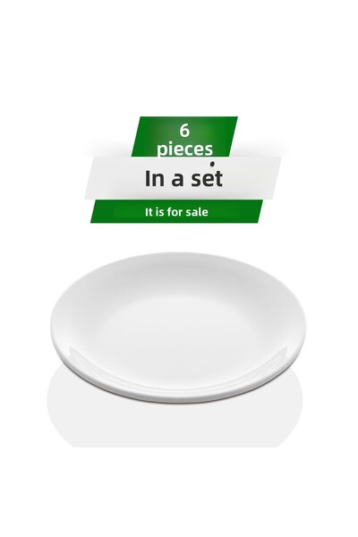 Alezy 587 Göreme Melamine Thermostar International Service Plate 23 cm White