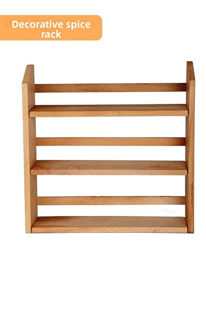 Karçiçeği Home رف توابل مزخرف من 3 طبقات