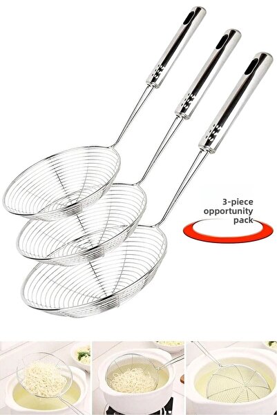 Berdina Home مصفاة فولاذية للبطاطس والخضروات ومصفاة القلي الفاخرة، مجموعة أدو...