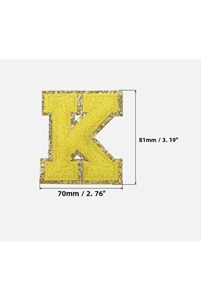 arredamento ملصق أصفر متوافق مع الترمس على شكل حرف K