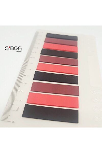sibga tasarım Transparent Colored Post-It Note Paper - 200 Sheets Bookmark Sticker