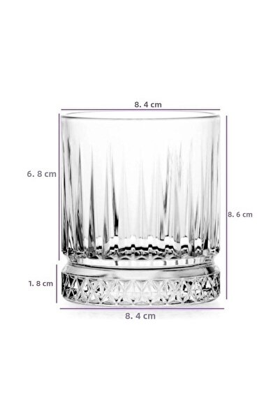 Paşabahçe Elysıa 2-pack Whiskey Cocktail Soft Drink Glass 355cc