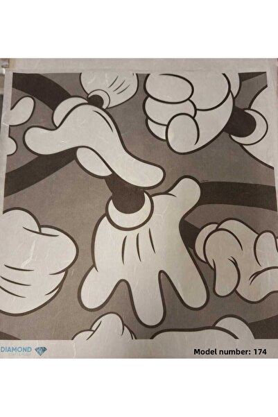 DERYA DESİNG ART ورق ديكوباج نحاسي موديل DMND174 - 30x30 سم