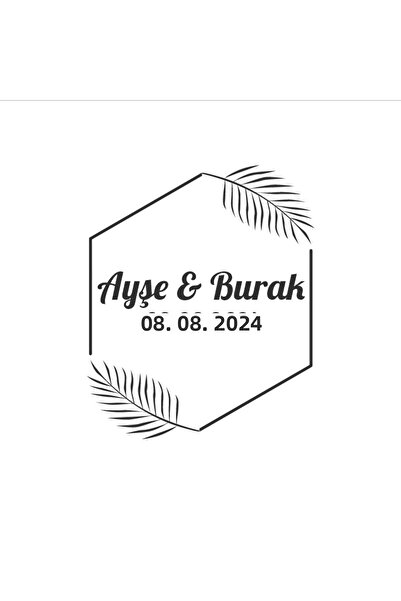 Reysa Tasarım ملصق مستطيل الشكل على شكل فواكه شتوية لحفلات الزفاف والخطوبة مقاس 3 × 3 سم ملصق مخصص/50 قطعة ملصق