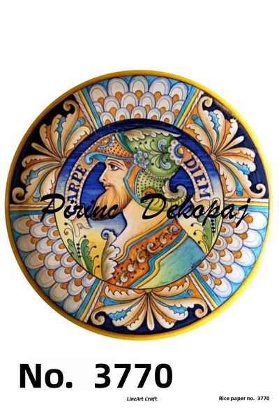 LİNEART ورق ديكوباج نحاسي رقم: 3770 - 29x42 سم