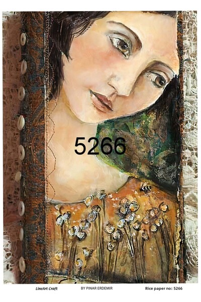 LİNEART ورق ديكوباج نحاسي Lineart 29X42 رقم: L5266