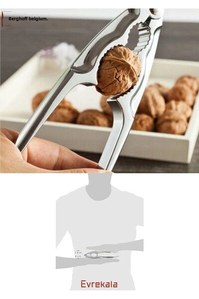Berghoff Evrekala Walnut and Hazelnut Cracker Evrekala Steel Nut Cracker - Authorized Evrekala - New Series