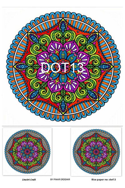 LİNEART ورق ديكوباج نحاسي - رقم: نقطة 13 29x42 سم