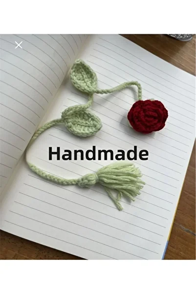 ZAHandmade علامة مرجعية على شكل وردة