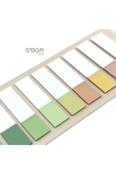 sibga tasarım Transparent Colored Postit Post-it Post ItBookmark Bookmark Postit Sticker Note Paper 200 Sheets