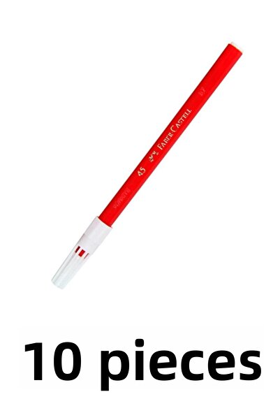 Faber Castell 10 أقلام لباد حمراء