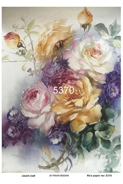 LİNEART ورق ديكوباج نحاسي Lineart 29X42 رقم: L5370