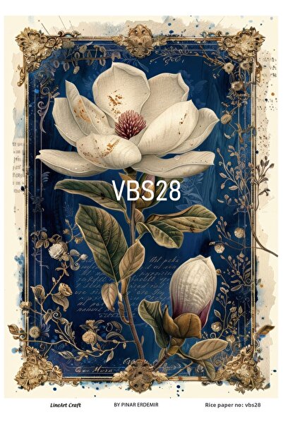 LİNEART Brass Decopage Vbs28