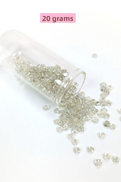 Royaleks Mărgele de nisip din sticlă transparentă - Dimensiune mare 4 mm - 20...