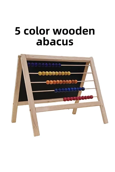 bgm oyuncak Magnetic Desktop Writing Board with Wooden Abacus